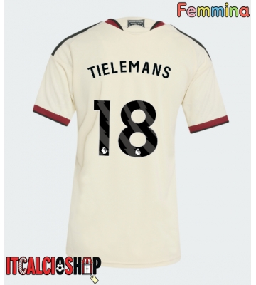 Manchester United Youri Tielemans #18 Terza Maglia Femmina 2026-27 Manica Corta